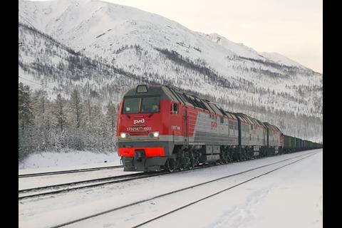 The BAM main line across Russia is one of several being upgraded to handle rapidly growing rail freight traffic between Asia and Europe.